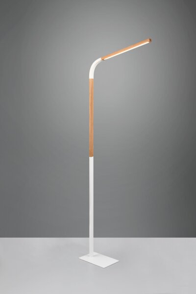 Lampadaire LED ajustable métal blanc 1400 lm