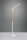 Lampadaire LED ajustable métal blanc 1400 lm