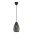 Suspension géométrique métal anthracite E27 Ø15 cm