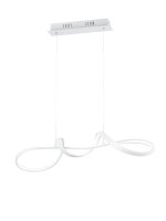 LED H&auml;ngeleuchte Wei&szlig; dimmbar 81 cm lang 37 W...