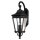 Schwarze Wandlampe au&szlig;en IP44 Rustikal CHARLES