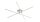Lampe de plafonnier LED stylé métal L:100 cm 9 W dimmable