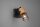 Schwenkbarer Wandspot Metall Holz T:9 cm E14 Schalter
