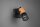 Schwenkbarer Wandspot Metall Holz T:9 cm E14 Schalter