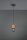 Suspension ronde bois métal Ø10 cm E27 confortable