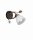 Florale Wandlampe Metall Glas E14 H:21,5 cm Rost Antik