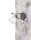 Florale Wandlampe Metall Glas E14 H:21,5 cm Rost Antik