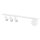 Spot de plafond verre métal 70 cm de long blanc 3x GU10 + E14