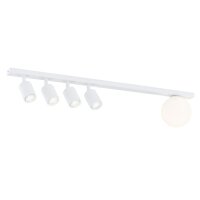 Spot de plafond blanc 90 cm de long 4x GU10 + E14...