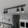 Spot de plafond métal noir L : 70 cm orientable GU10 4-flamme
