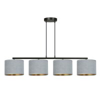 H&auml;ngelampe Stoff Metall L: 97 cm H: max. 100 cm...