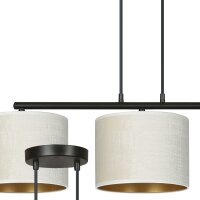 Lampe à suspendre tissu métal L : 72 cm...