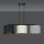 Lampe à suspendre tissu métal L : 72 cm 3x E27 Moderne CYRIL