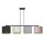 Pendelleuchte Stoff Metall L: 97 cm 4-flammig E27 CYRIL