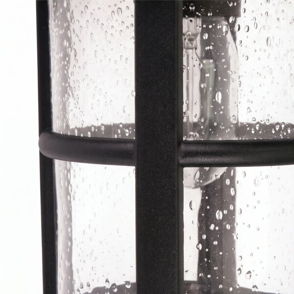 Applique extérieure ASHFORD Noir Aluminium Verre IP43