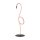 Lampe de table LED Flamingo 3000 K métal hauteur 50 cm rose