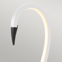 Deko Tischleuchte LED Flamingo 50 cm Weiß Metall...