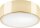 Runde Deckenlampe Glas E27 Ø26 cm blendarm in Gold