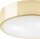 Runde Deckenlampe Glas E27 Ø26 cm blendarm in Gold