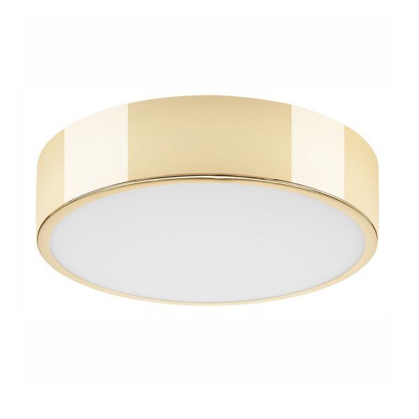 Blendarme Deckenlampe Glas 2-flmg in Gold E27 Ø36 cm