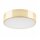 Blendarme Deckenlampe Glas 2-flmg in Gold E27 Ø36 cm