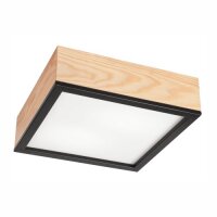 Lampe de plafonnier confortable Pin verre L:31 cm E27 2...