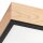 Lampe de plafonnier confortable Pin verre L:31 cm E27 2 flammes