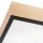 Plafonnier confortable en verre de pin L:48 cm E27 4-flmg