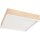 Blendarme Deckenleuchte Glas Holz Pinie E27 L:48 cm