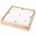 Blendarme Deckenleuchte Glas Holz Pinie E27 L:48 cm