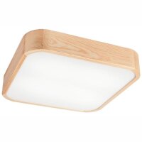 Natürliche Deckenlampe Pinie Glas B:45 cm E27 4-flmg
