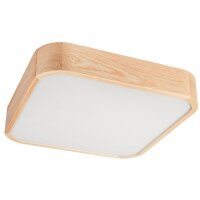 Natürliche Deckenlampe Pinie Glas B:45 cm E27 4-flmg