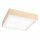 Lampe de plafonnier verre éblouissant bois pin E27 L:38,5 cm