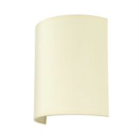 Wandleuchte ALICE in Creme Stoff Schirm modern