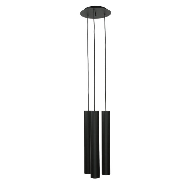 Suspension EYE noir 3-flmg lampe de salon