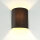 Wandleuchte ALICE in Braun Stoff Schirm modern