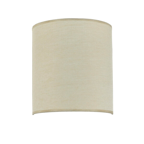 Wandleuchte ALICE Kaffee Braun Stoff Schirm modern