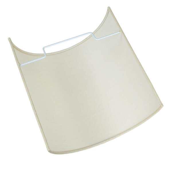 Wandleuchte ALICE Kaffee Braun Stoff Schirm modern