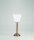 Lampe de chevet laiton v&eacute;ritable verre E27 37 cm confortable