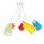 Bunte Deckenlampe Kinderzimmer flexible Arme 5flmg