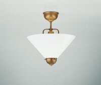 Lampe de plafonnier Berliner laiton verre E27 Ø30...