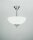 Lampe de plafonnier pauvre en nickel laiton verre E27 &Oslash;32 cm