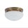 Plafonnier élégant Berliner laiton verre Ø20 cm E27
