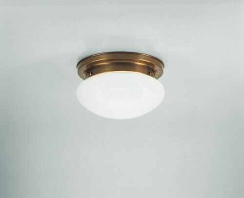 Elegante Deckenlampe E27 Berliner Messing Glas Ø20 cm