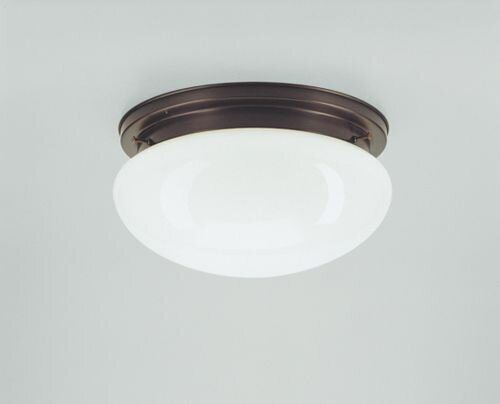 Lampe de plafonnier de style E27 laiton antique verre Ø30 cm