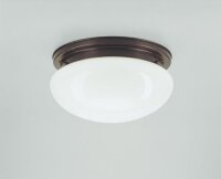 Stilvolle Deckenlampe E27 Messing Antik Glas &Oslash;30 cm