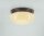 Deckenlampe Antik Messing Glas in Elfenbein E27 &Oslash;30 cm