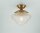 Deckenlampe Berliner Messing Glas &Oslash;27 cm E27 wohnlich