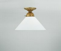 Plafonnier Blendarme Berliner laiton verre L:25 cm