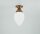 Deckenlampe Berliner Messing Glas blendarm E27 B:14 cm